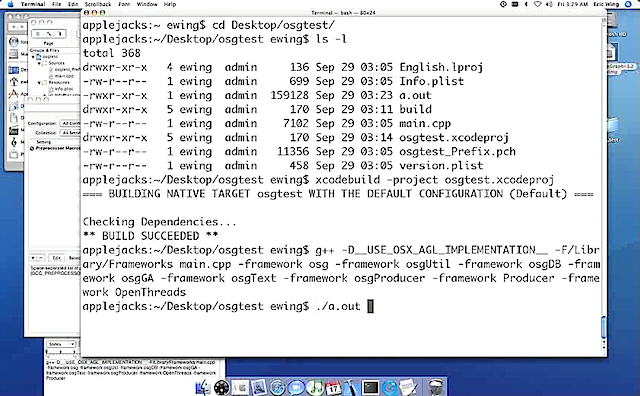 How to build from the command line (OpenSceneGraph)
