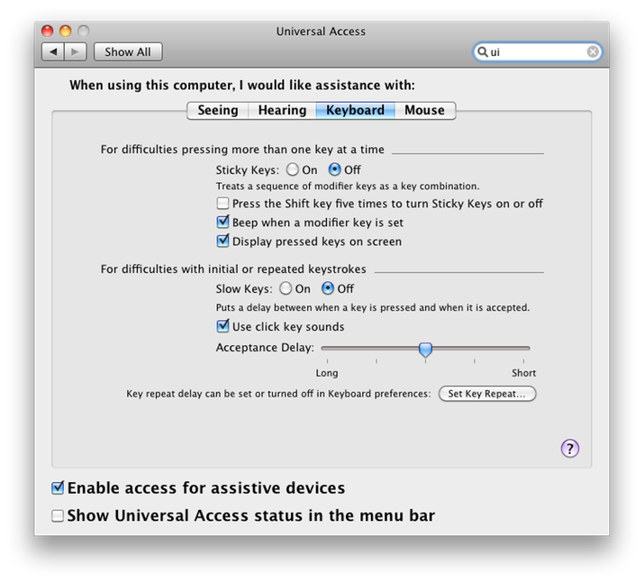 UniversalAccessPanel