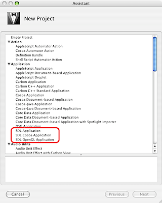 Xcode Tiger Templates