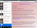 Read a RSS Entry in Landscape SplitView Mode